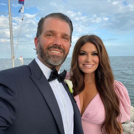 Kimberley Guilfoyle and Donald Trump.